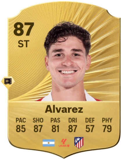 Julián Álvarez FC 26 card
