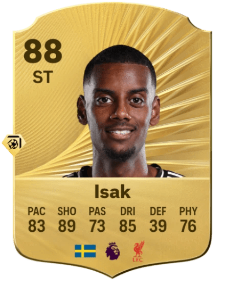Alexander Isak FC 26 card