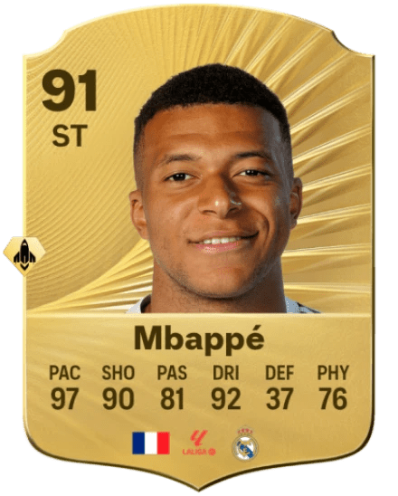 Kylian Mbappé FC 26 card