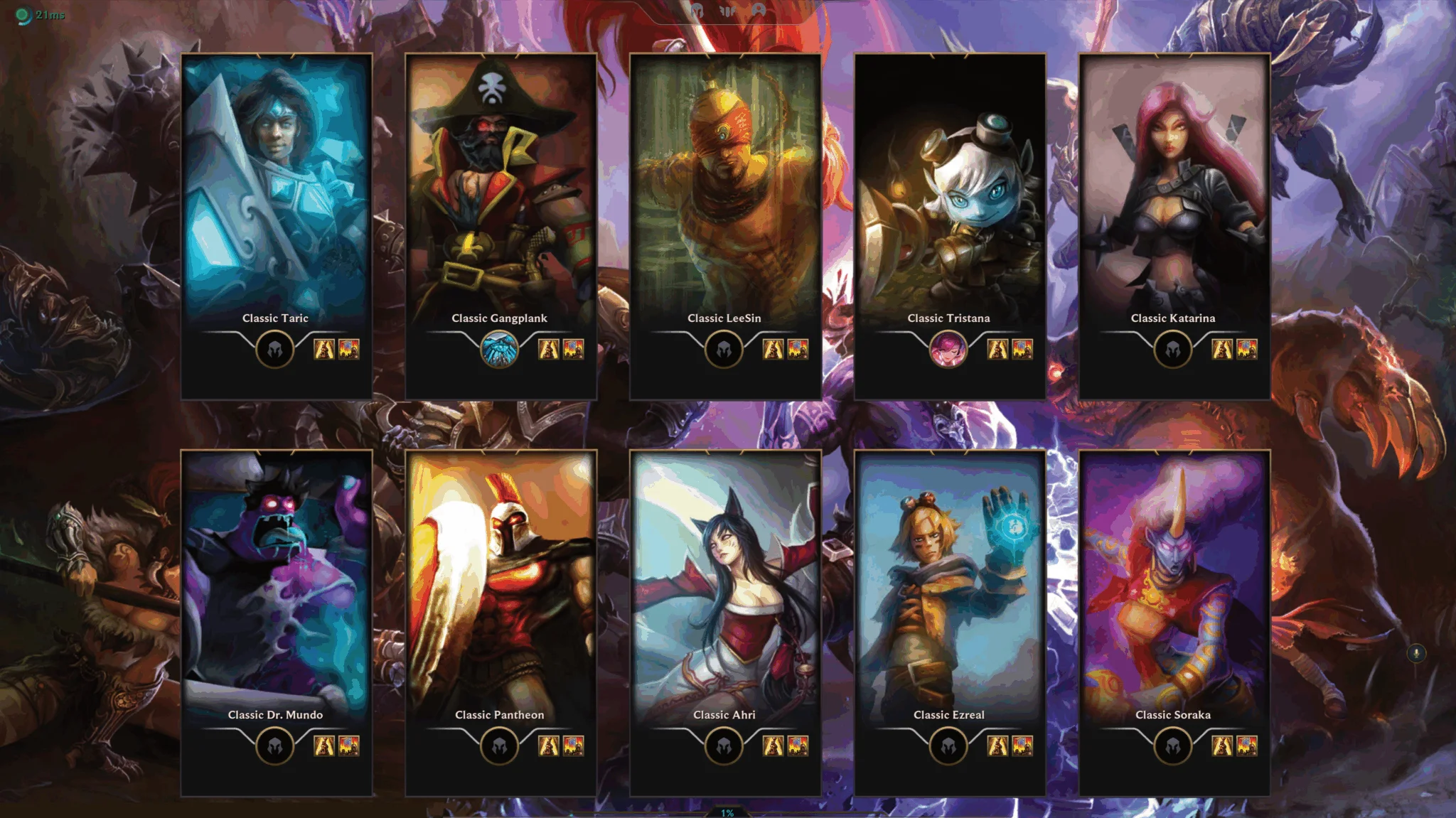 League of Legends Classic champion roster