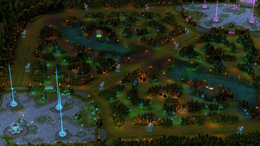 League of Legends Classic Summoner's Rift map