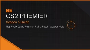 CS2 Premier Season 5 — Map Pool, Rating Reset et Guide Cache